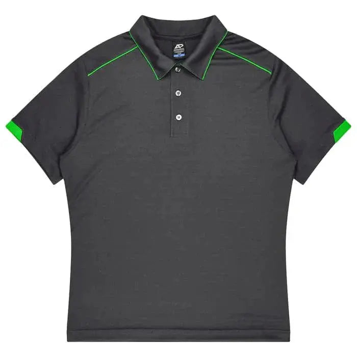 Aussie Pacific Currumbin Men's Polo Shirt 1320 Aussie Pacific SLATE/BLACK S